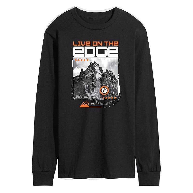 Mens Live on the Edge Long Sleeve Tee Product Image