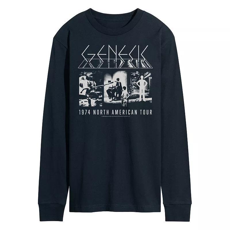 Mens Genesis 1974 Tour Long Sleeve Tee Blue Product Image