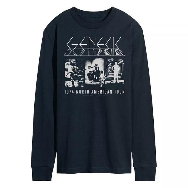 Mens Genesis 1974 Tour Long Sleeve Tee Blue Product Image