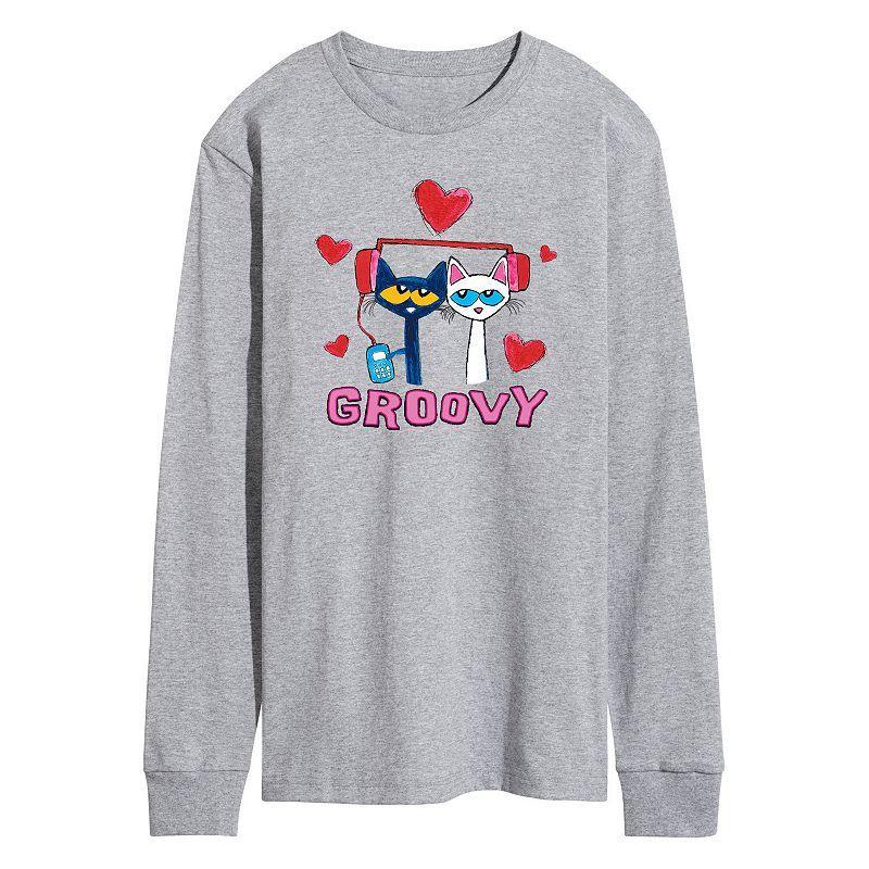 Mens Pete the Cat Groovy Long-Sleeve Tee Product Image