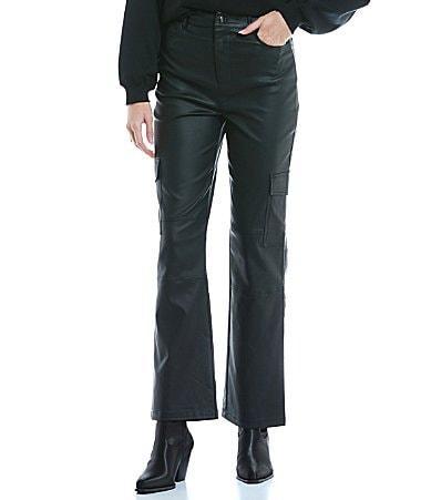 GB High Rise Coated Cargo Pants Product Image