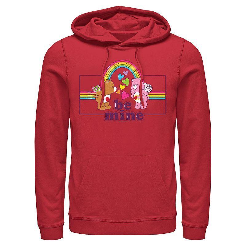 Mens Care Bears Be Mine Graphic Hoodie Product Image