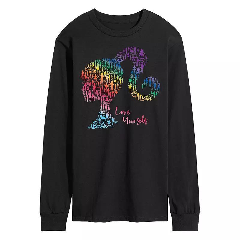 Mens Barbie Pride Long Sleeve Graphic Tee Product Image