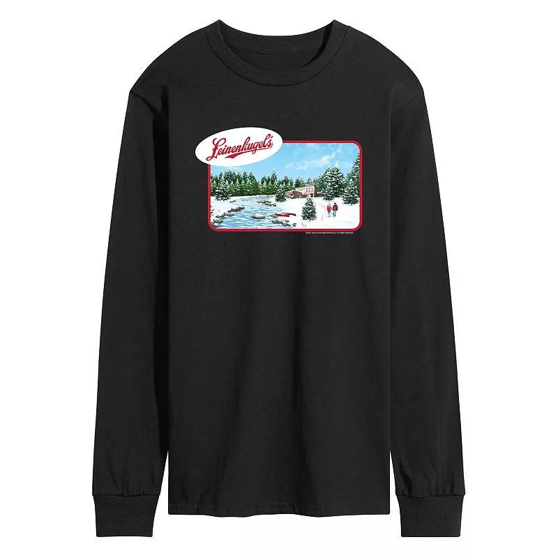 Mens Leinenkugels Vanilla Porter Long Sleeve Graphic Tee Med Blue Product Image