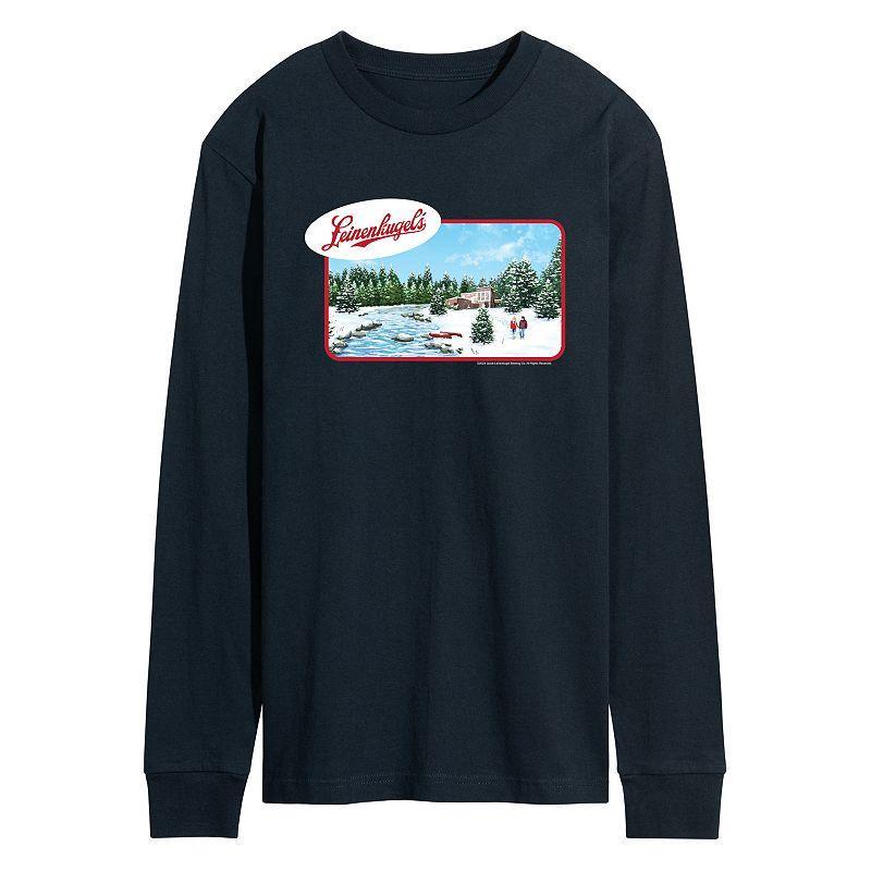 Mens Leinenkugels Vanilla Porter Long Sleeve Graphic Tee Med Blue Product Image