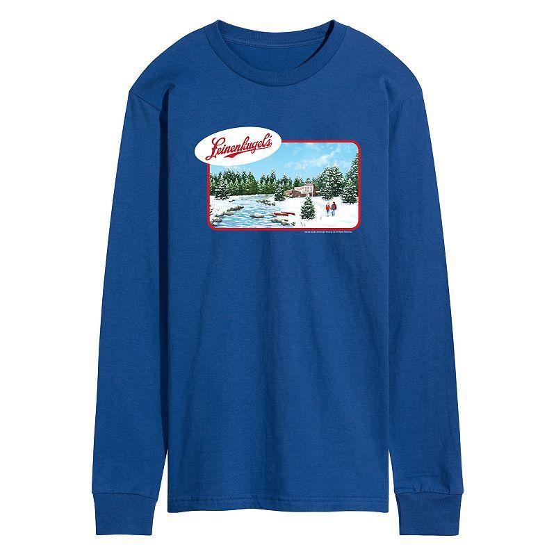 Mens Leinenkugels Vanilla Porter Long Sleeve Graphic Tee Med Blue Product Image