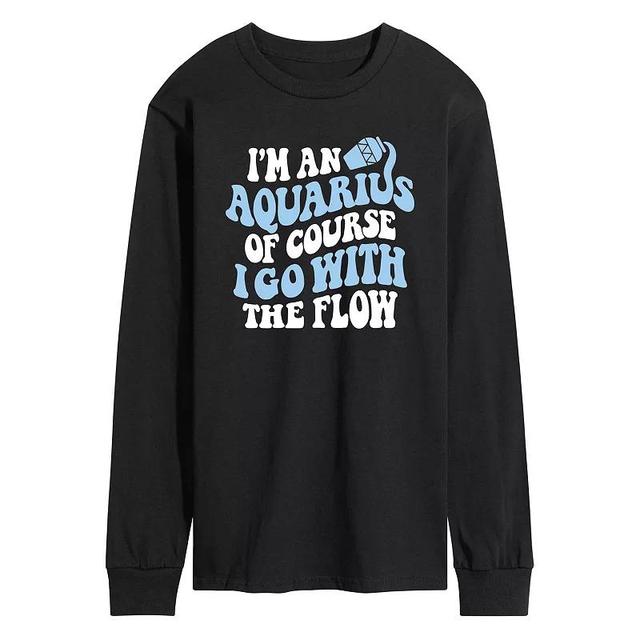 Mens Im An Aquarius Long Sleeve Graphic Tee Product Image