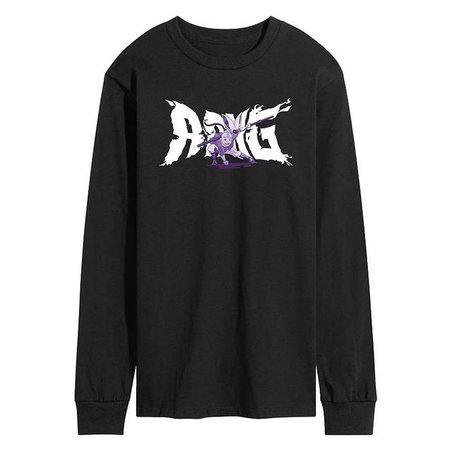 Mens Avatar Aang Purple Long-Sleeve Tee Product Image