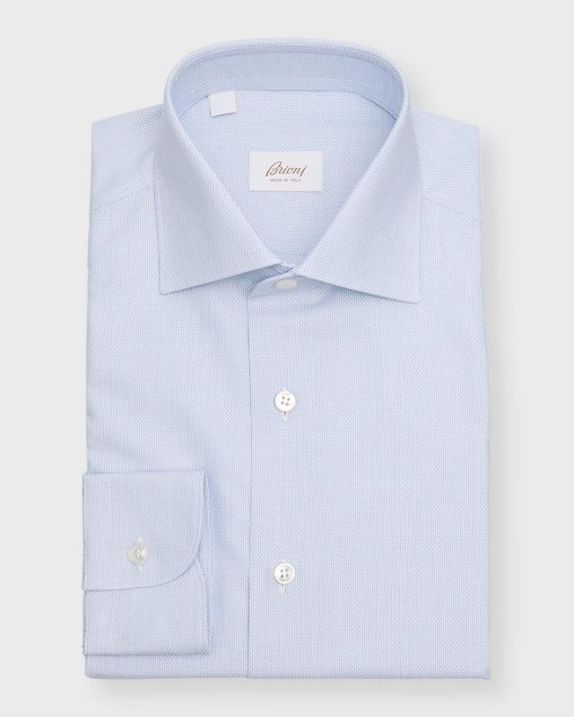 Mens Textured Cotton Dress Shirt Product Image