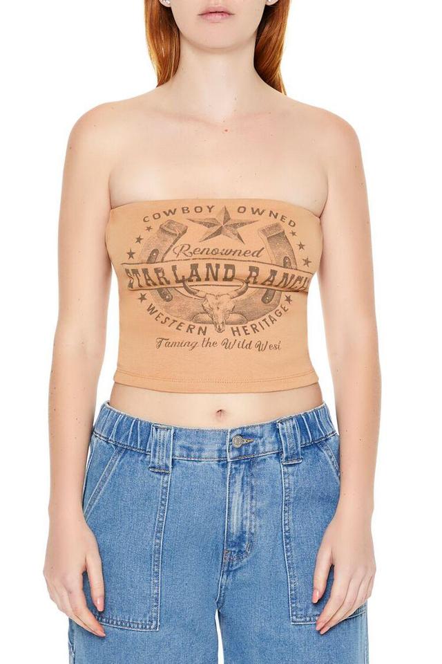 Starland Ranch Graphic Tube Top | Forever 21 Product Image