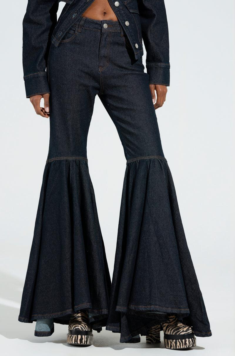 EVERYDAY LIVIN' DENIM SUPER FLARE LEG PANT Product Image