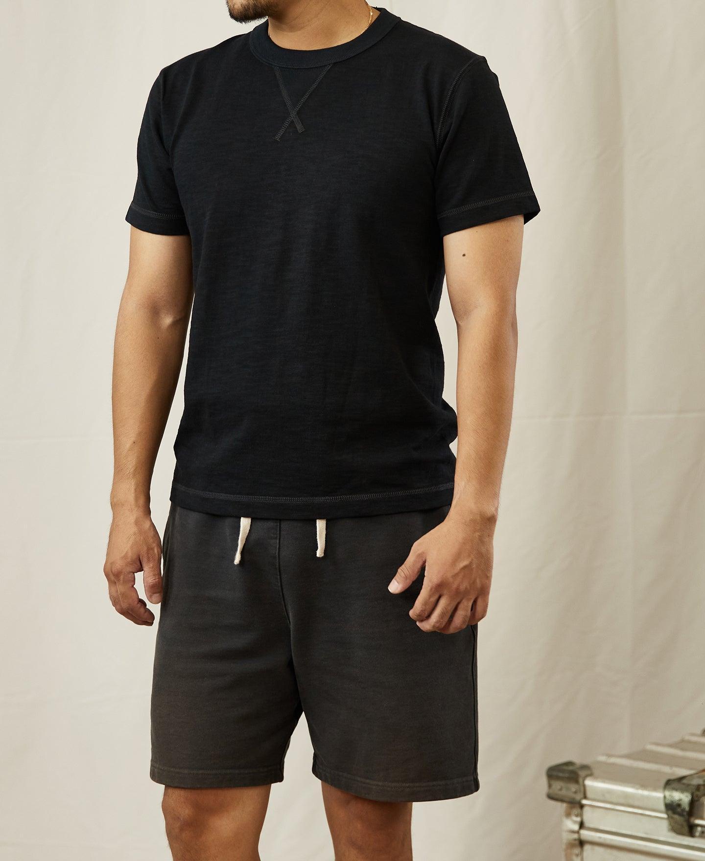 10.5 oz US Cotton Tubular Gusset T-Shirt - Black Product Image