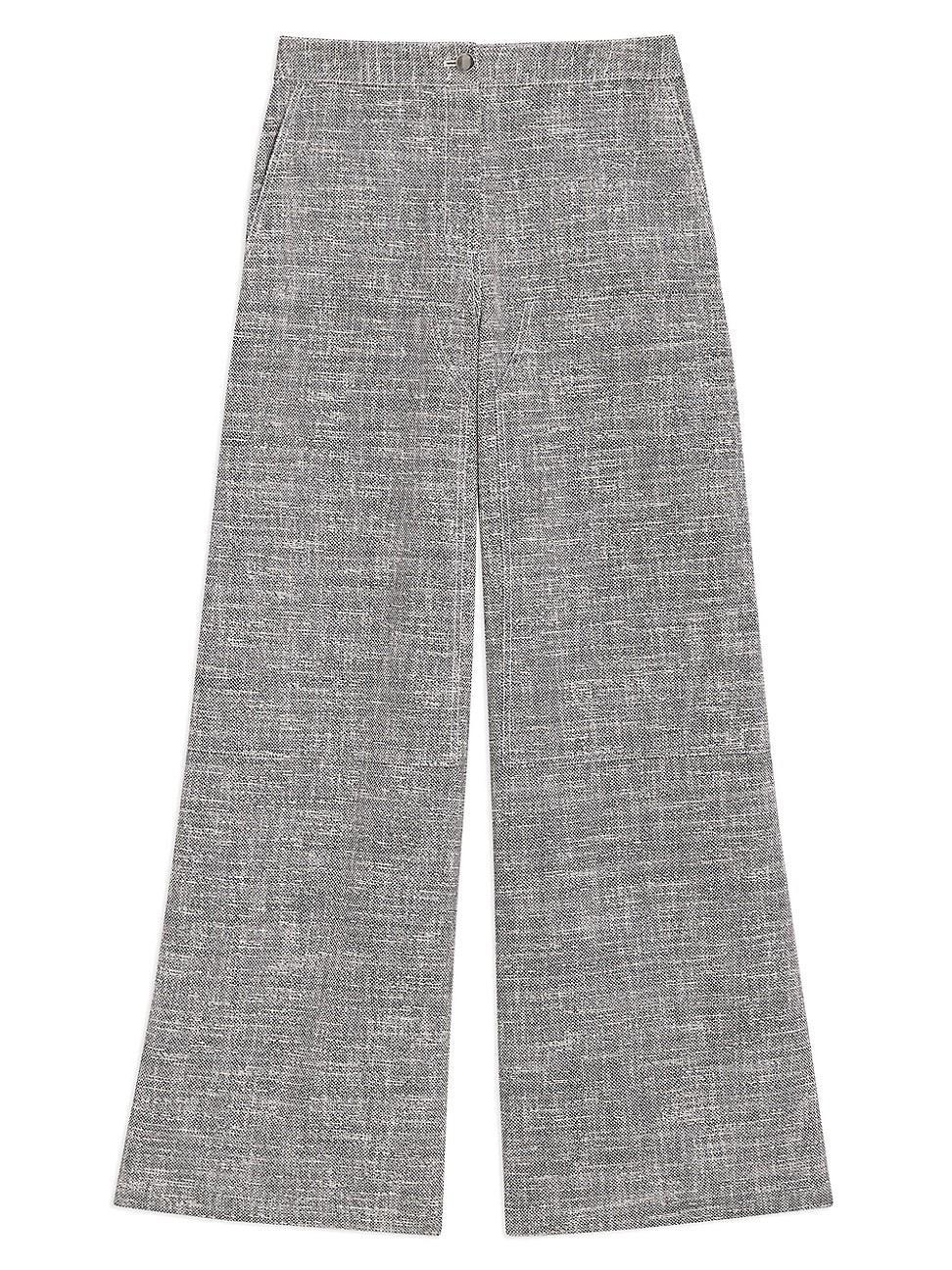 Theory Tweed Wide Leg Pants Product Image