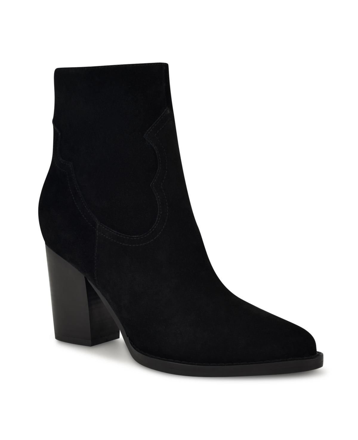 Nine West Taytay Womens Block Heel Dress Ankle Boots Product Image