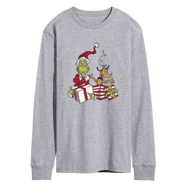 Mens The Grinch & Max Tee Grey Grey Product Image