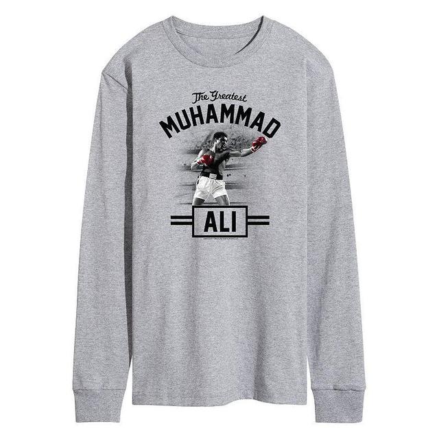 Mens Muhammad Ali Standing Tall Tee Med Grey Product Image