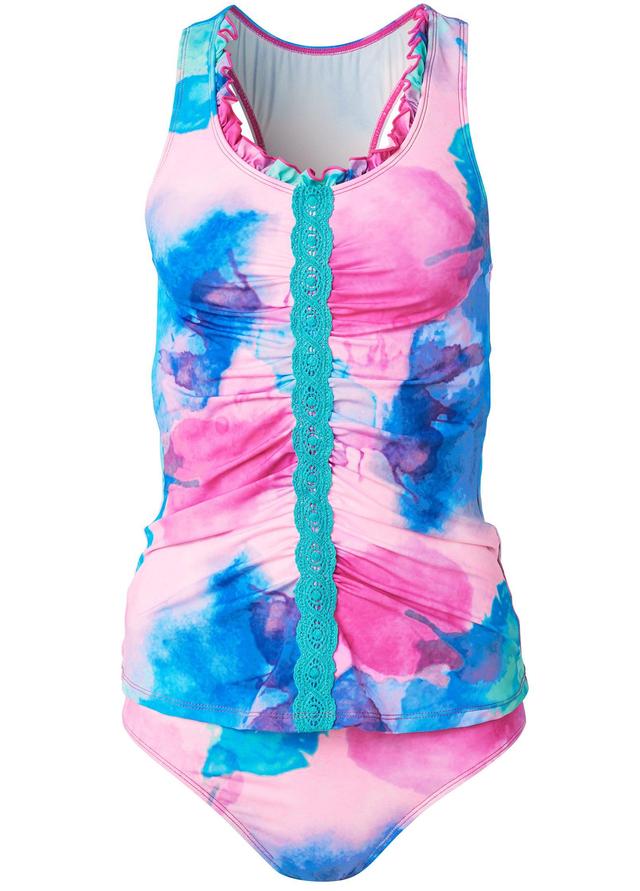 Skye Tankini Set - Watercolor Tie Dye Product Image