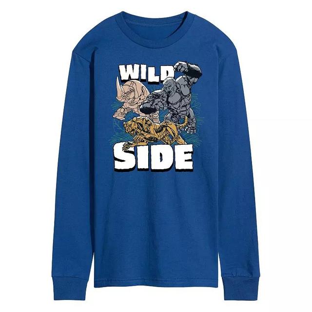 Mens Transformers Wild Side Long Sleeve Graphic Tee Product Image