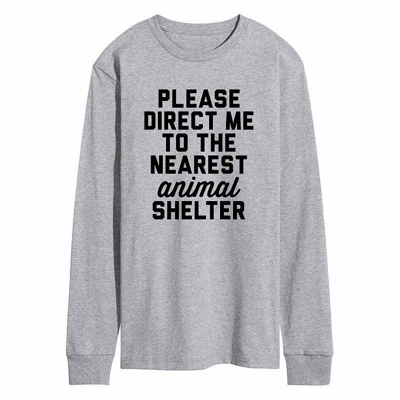 Mens Animal Shelter Tee Grey Grey Product Image