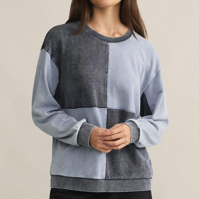 Faire & Square Denim Sweatshirt Product Image