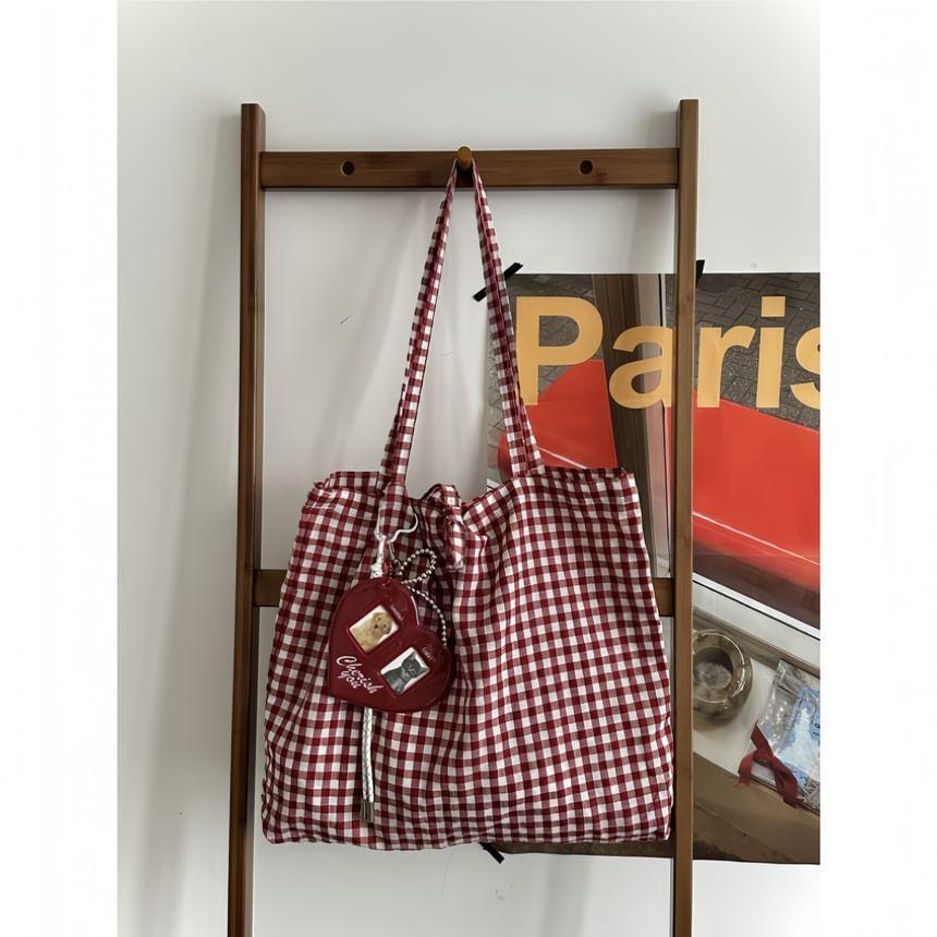 Gingham Tote Bag Product Image