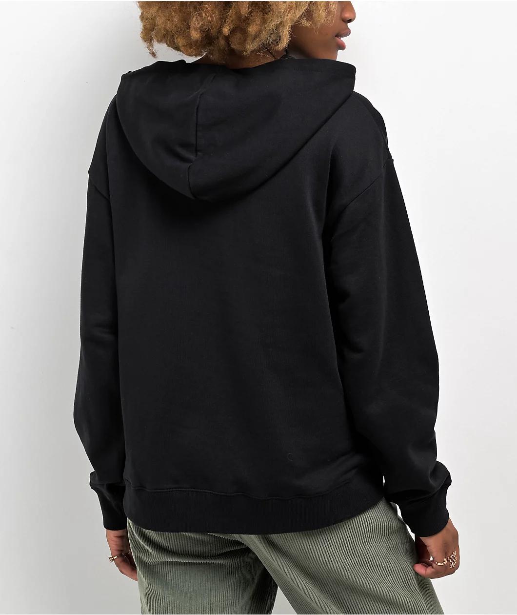 Schaf Peace Out Rabbit Black Hoodie Product Image