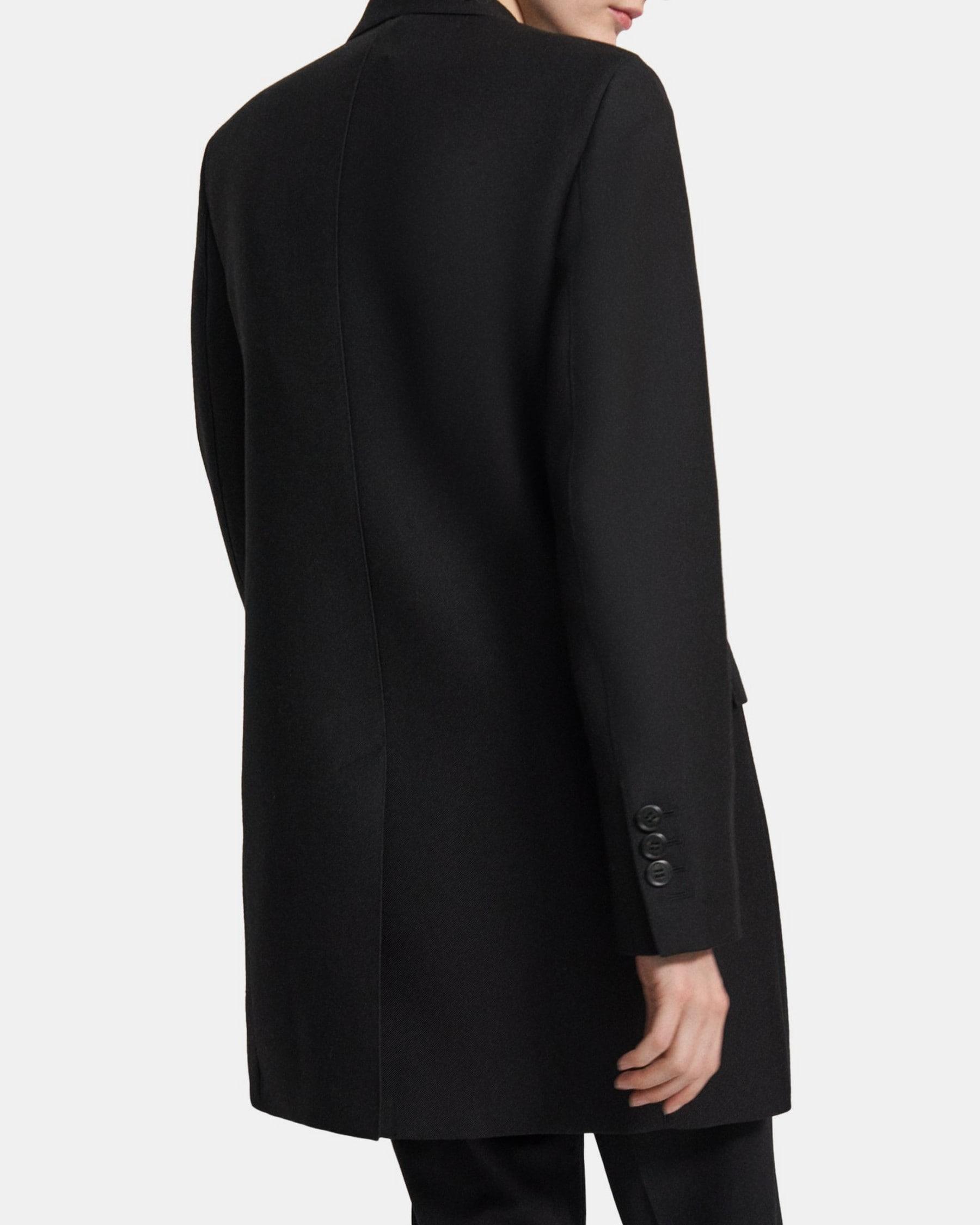 Double-Breasted Bonded Wool Coat Product Image