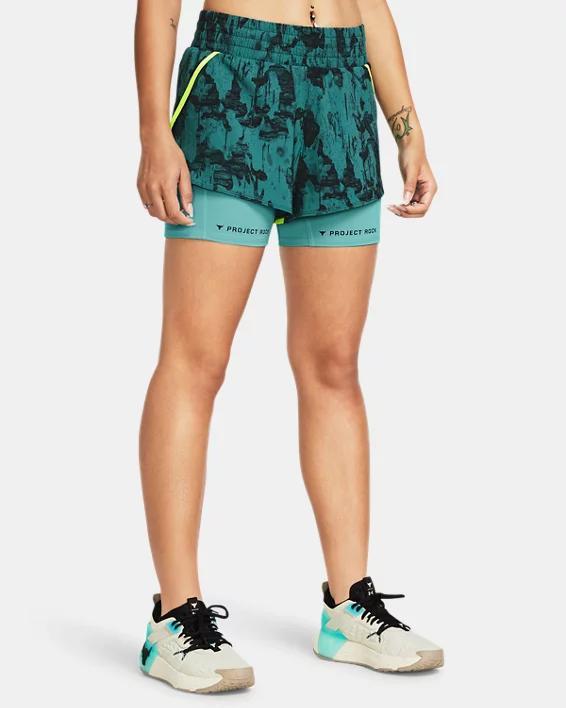 Women's Project Rock Leg Day Flex Printed Shorts Product Image