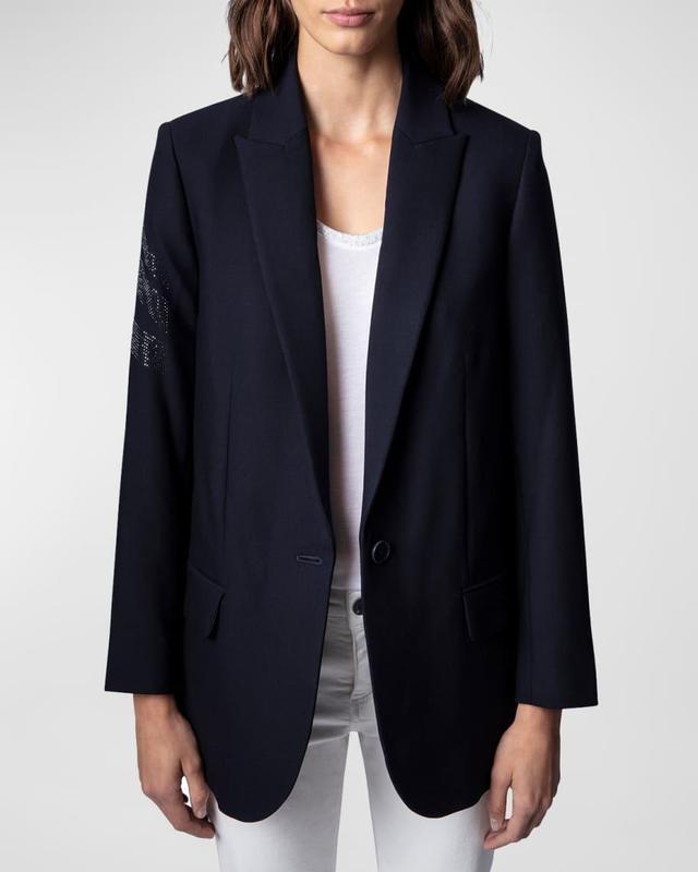 Viva Arrow Strass Blazer  Product Image