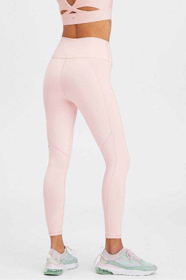 Fabletics Define High-Waisted 7/8 Legging Womens pink plus Size 3X Product Image