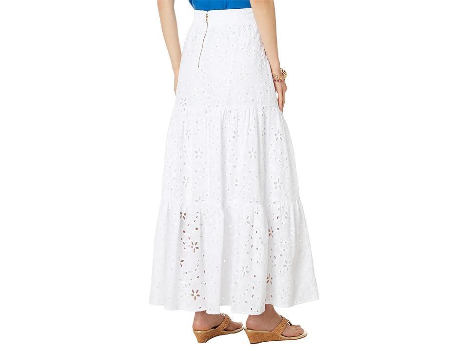 Lilly Pulitzer Winslow Eyelet Maxi Skirt (Resort Sealife Eyelet) Women's Skirt Product Image