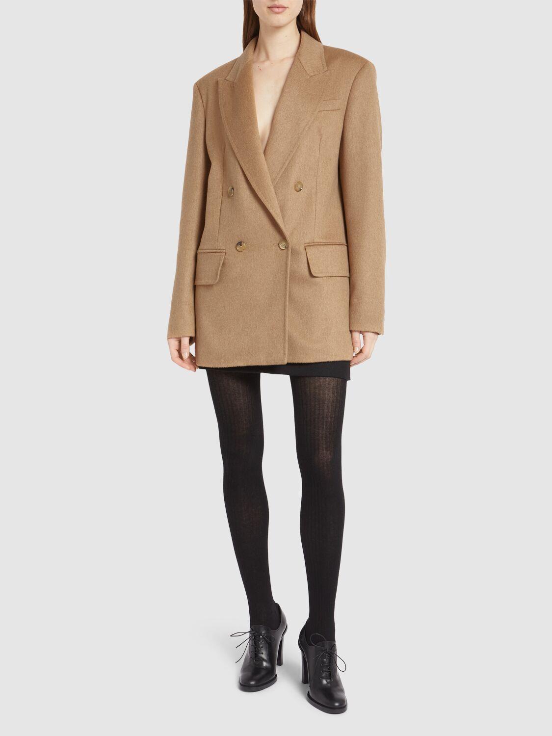 MAX MARA Falster Double Breast Camel Blazer In Brown Product Image