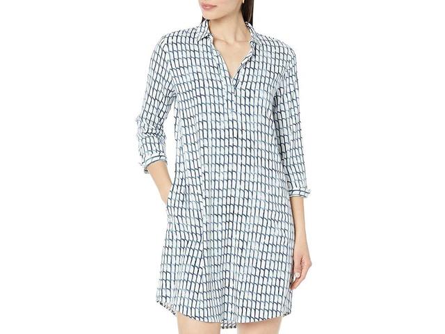 NIC+ZOE Lattice Live In Dress Multi) Women's Clothing Product Image