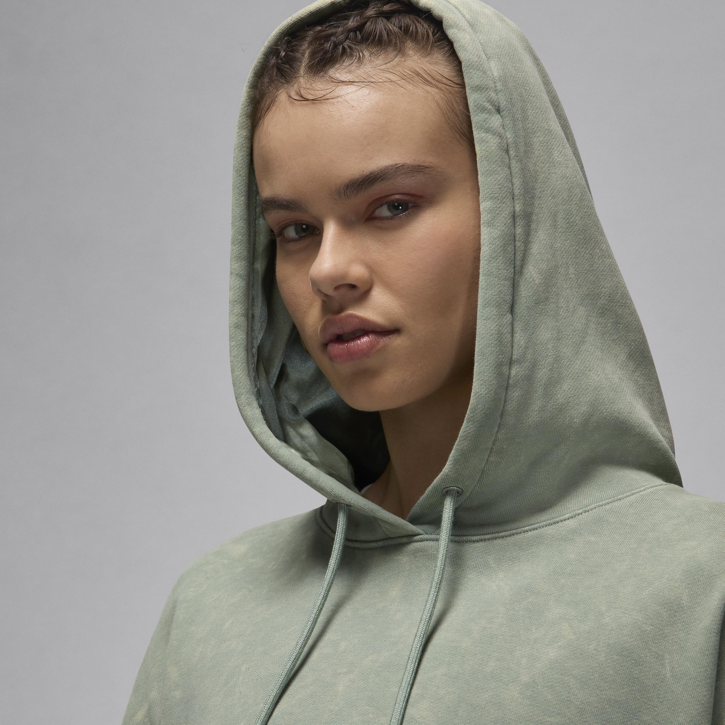 Women's Jordan Flight Fleece Washed Hoodie Product Image