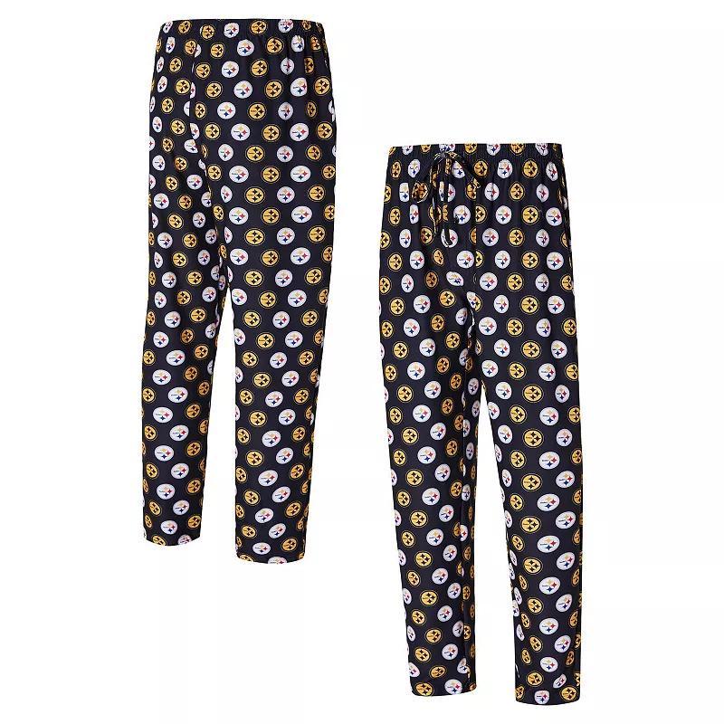 Mens Concepts Sport Pittsburgh Steelers Record Allover Print Knit Pants Product Image