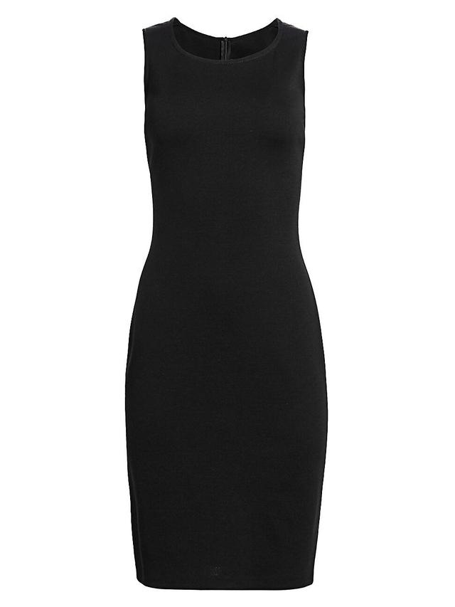 St. John Collection Sleeveless Milano Knit Dress Product Image