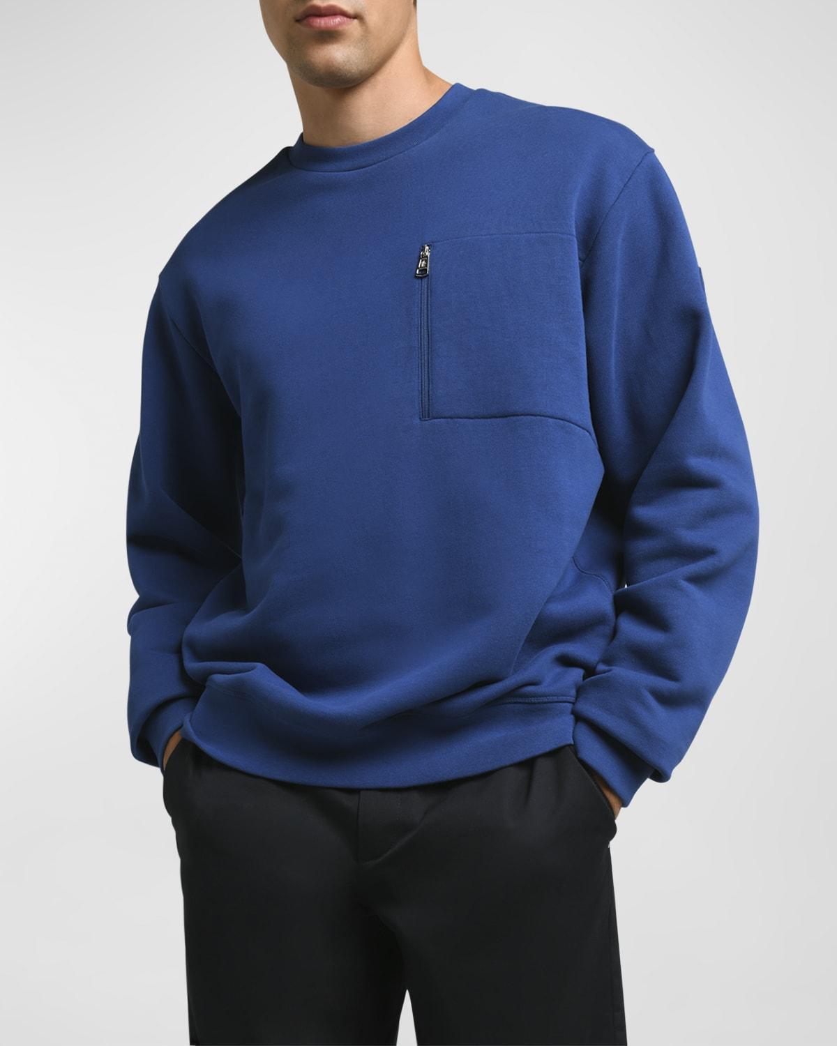 Mens Solid Travel Zip Sweatshirt Product Image