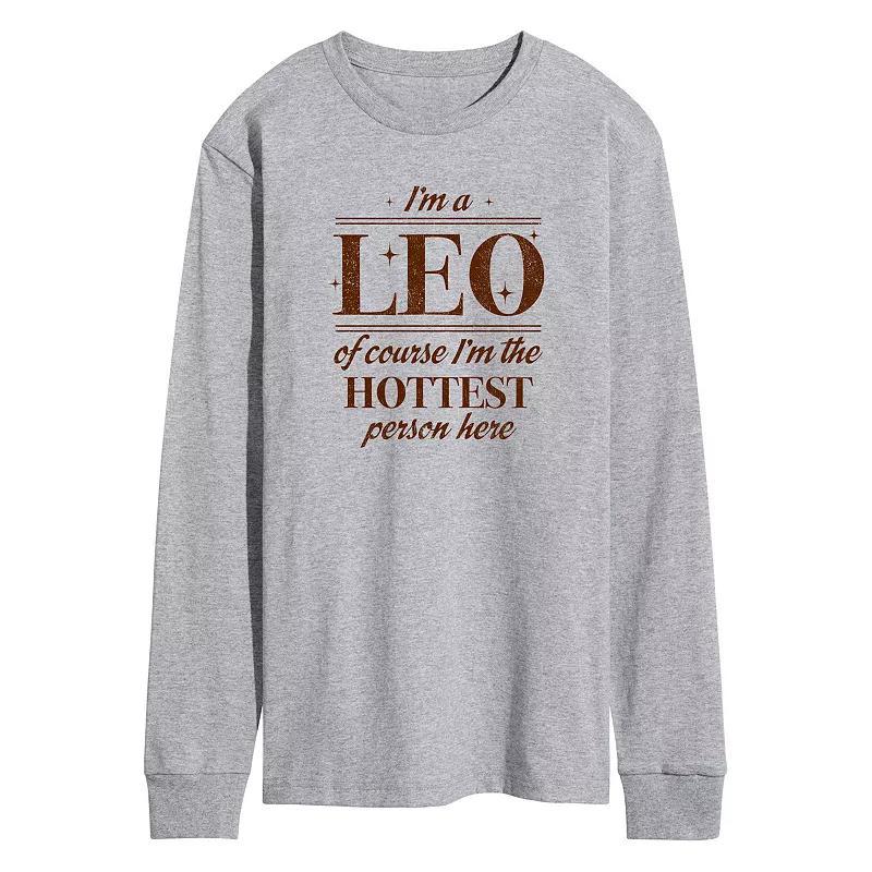 Mens Im A Leo Long Sleeve Graphic Tee Product Image