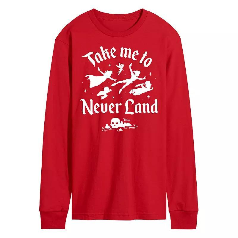 Disneys Peter Pan Mens Never Land Long Sleeve Product Image