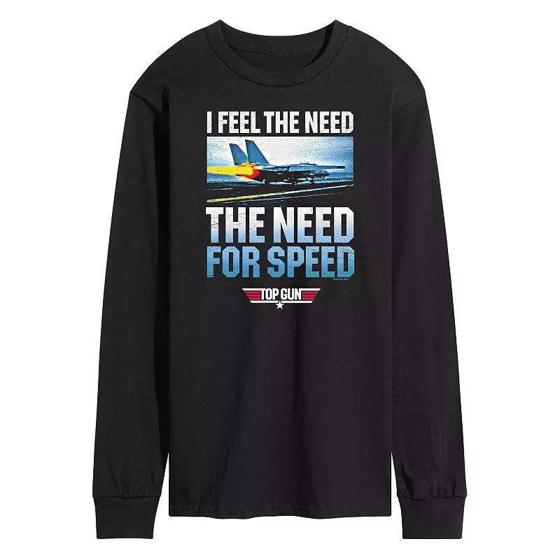 Mens Top Gun Need For Speed Long Sleeve Tee Product Image