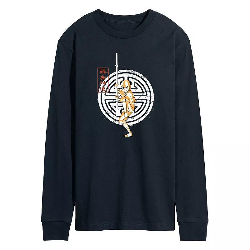 Mens Avatar Aang Crest Long-Sleeve Tee Product Image