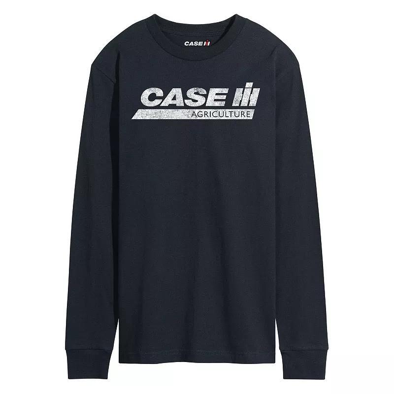 Mens Case IH Logo Distressed Long Sleeve Product Image