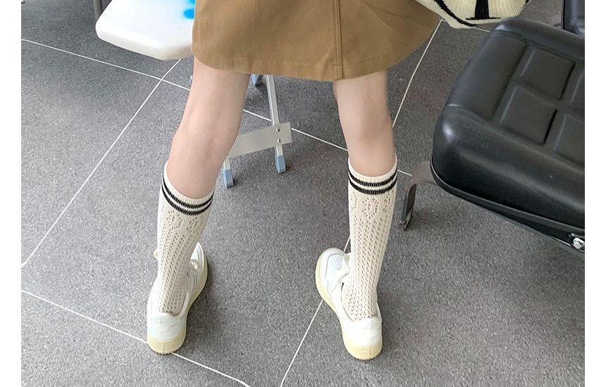 High-Waist Plain Cargo A-Line Mini Skirt Product Image