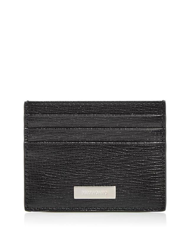 FERRAGAMO Lingotto New Revival Leather Card Case Product Image