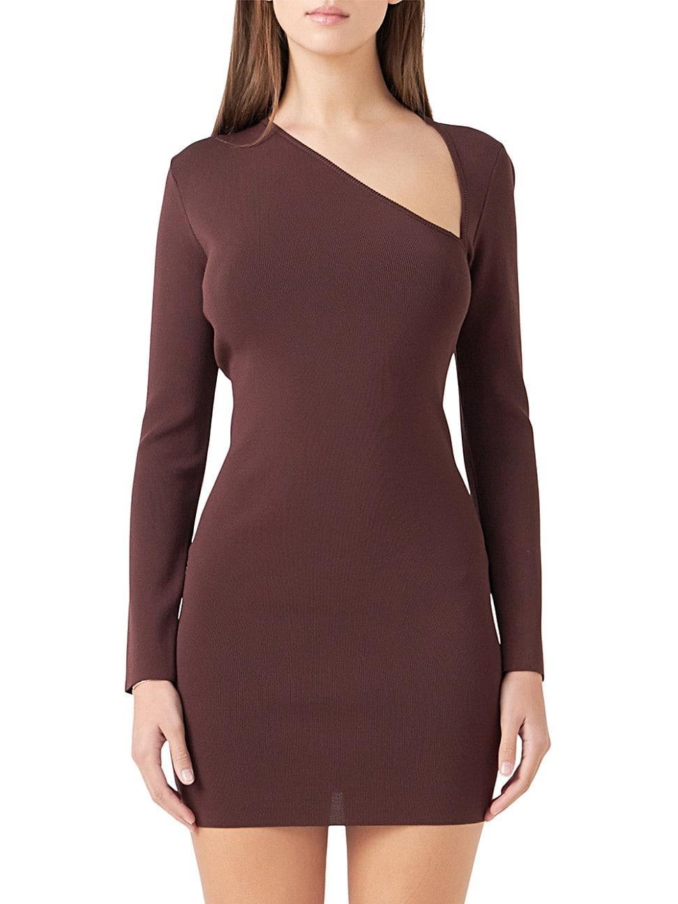 endless rose Womens Cut out Long Sleeve Mini Dress Product Image