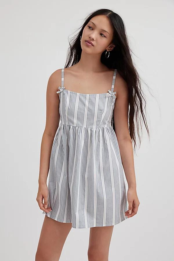 Motel Tisyani Bow Babydoll Mini Dress Womens at Urban Outfitters Product Image