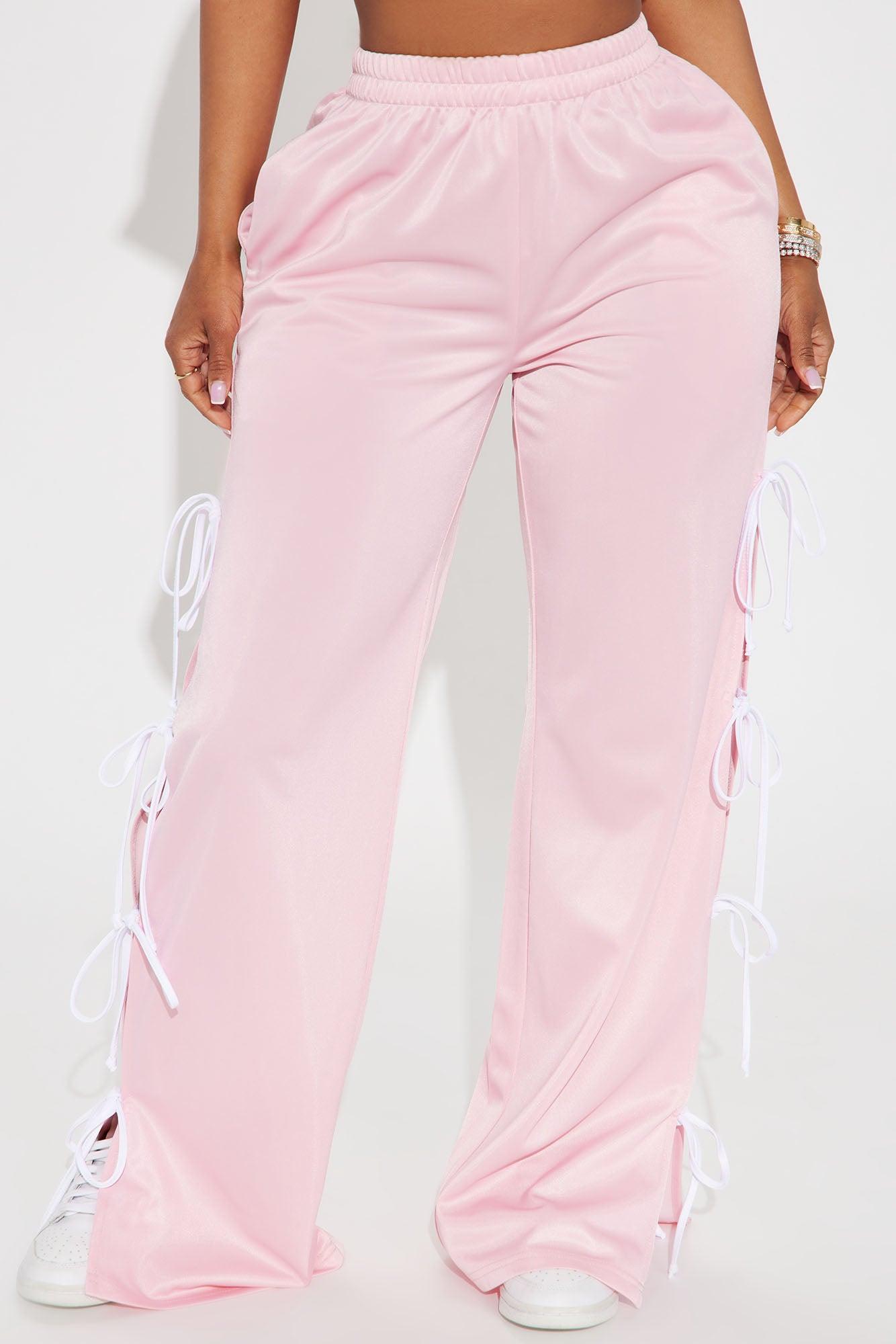 Pretty Behavior Tricot Pant - Pink Product Image