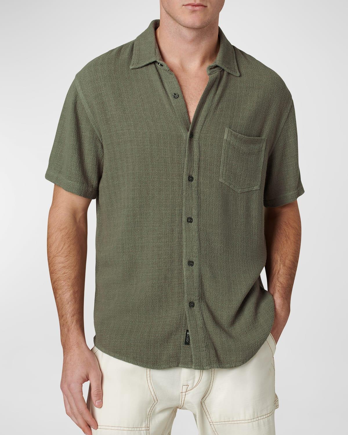 Mens Scott Cotton Gauze Short-Sleeve Shirt Product Image