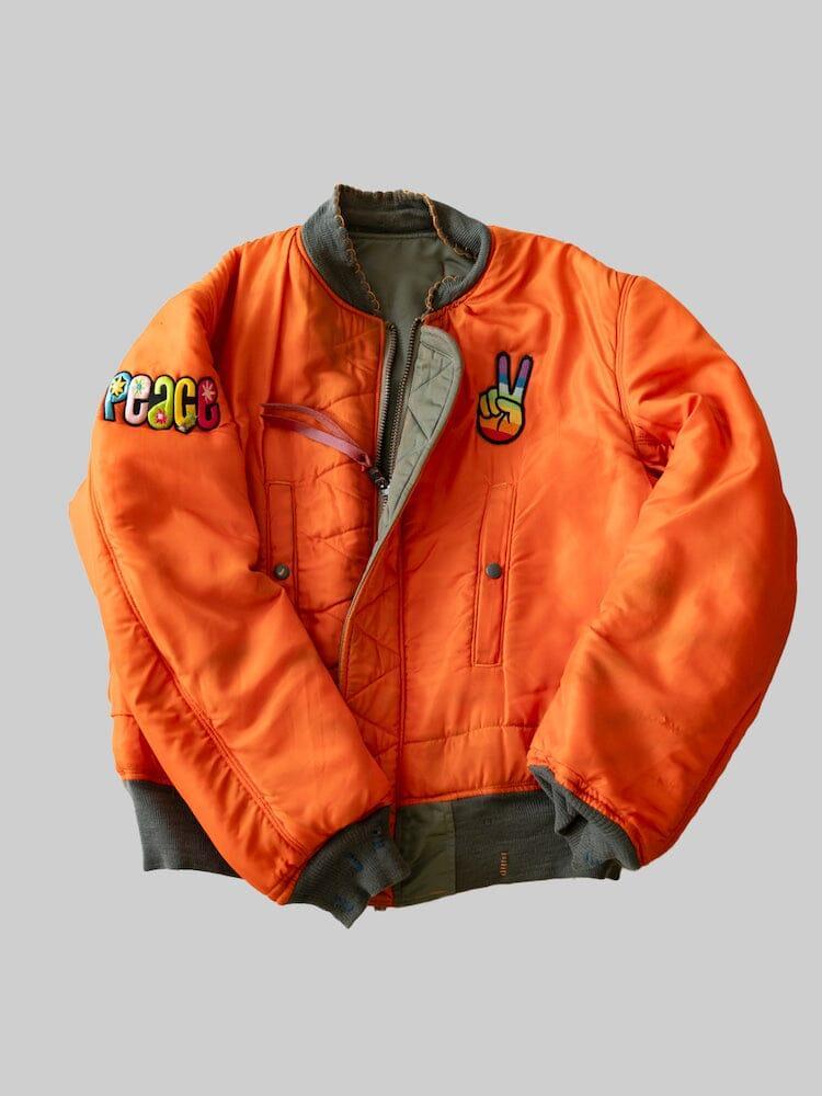 ALPHA X TRANSNOMADICA UPCYCLED MA-1 BOMBER JACKET Product Image