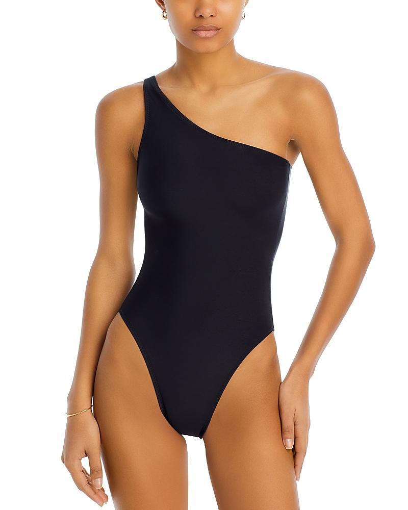 Norma Kamali Mio One Shoulder One Piece Swimsuit Product Image